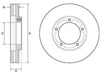 Disc frana BG9139 DELPHI