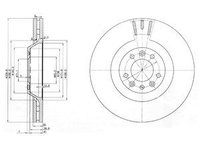 Disc frana BG9844 DELPHI pentru CitroEn C5 Peugeot 607 Peugeot 407 CitroEn C6