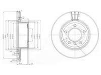 Disc frana BMW 1 Cabriolet (E88) (2008 - 2013) DELPHI BG3900C