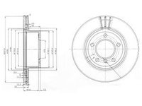 Disc frana BMW 1 Cabriolet E88 DELPHI BG3900C