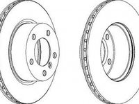 Disc frana BMW 1 Cabriolet E88 FERODO DDF1229