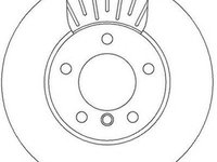 Disc frana BMW 1 cupe E82 JURID 562317J