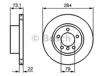 Disc frana BMW 1 (E81), BMW 1 (F20), BMW 1 (E87) - BOSCH 0 986 479 213