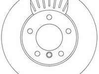 Disc frana BMW 1 (E81), BMW 1 (F20), BMW 1 (E87) - JURID 562313J