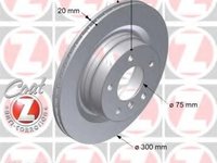 Disc frana BMW 1 (E81), BMW 3 limuzina (E90), BMW 3 Touring (E91) - ZIMMERMANN 150.3426.20