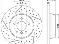 Disc frana BMW 1 E81 TEXTAR 92231203