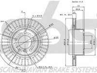 Disc frana BMW 1 E87 SBS 1815201555