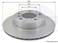 Disc frana BMW 1 F20 COMLINE ADC1717V