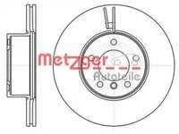 Disc frana BMW 1 F20 METZGER 61194.1