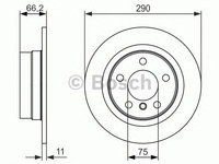 Disc frana BMW 1 (F21) - Cod intern: W20270670 - LIVRARE DIN STOC in 24 ore!!!