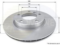 Disc frana BMW 3 Cabriolet E36 COMLINE ADC1702V