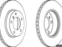 Disc frana BMW 3 Cabriolet E36 FERODO DDF258