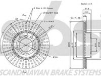 Disc frana BMW 3 Cabriolet E46 SBS 1815201521