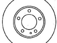 Disc frana BMW 3 Compact (E36), BMW 3 limuzina (E36), BMW 3 cupe (E36) - JURID 561552JC