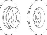 Disc frana BMW 3 cupe E36 FERODO DDF249