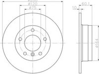 Disc frana BMW 3 cupe E36 HELLA 8DD355102601