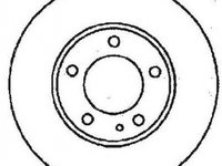 Disc frana BMW 3 cupe E36 JURID 561552J