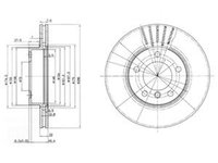 Disc frana BMW 3 cupe E46 DELPHI BG2623