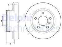 Disc frana BMW 3 cupe E46 DELPHI BG2624