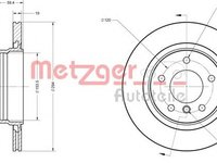 Disc frana BMW 3 cupe E46 METZGER 6110182