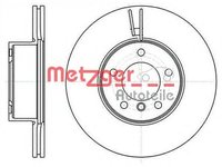 Disc frana BMW 3 cupe E92 METZGER 61194.1