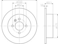 Disc frana BMW 3 (E30) - OEM - MEYLE ORIGINAL GERMANY: 3155233001|315 523 3001 - W02403238 - LIVRARE DIN STOC in 24 ore!!!