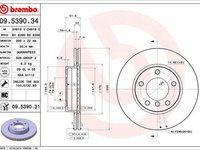 Disc frana BMW 3 E46 BREMBO 09539031