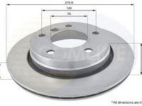 Disc frana BMW 3 E46 COMLINE ADC1704V