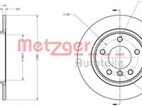 Disc frana BMW 3 E46 METZGER 6110055