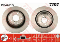 Disc frana BMW 3 (E90) 2005-2011 #2 0986479439