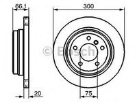 Disc frana BMW 3 E90 BOSCH 0986479263