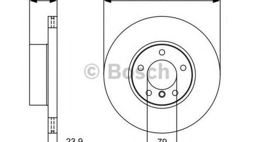 Disc frana BMW 3 E90 BOSCH 0986479381