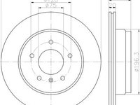 Disc frana BMW 3 (F30, F35, F80), BMW 3 Touring (F31), BMW (BRILLIANCE) 3 SERIES (F30, F35) - HELLA PAGID 8DD 355 118-271