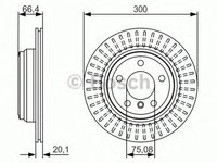 Disc frana BMW 3 F30 F35 F80 BOSCH 0986479045