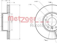 Disc frana BMW 3 F30 F35 F80 METZGER 6110395