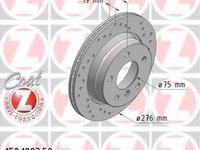 Disc frana BMW 3 limuzina (E36), BMW 3 cupe (E36), BMW 3 Cabriolet (E36) - ZIMMERMANN 150.1283.52