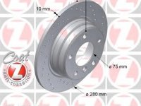 Disc frana BMW 3 limuzina (E36), BMW 3 cupe (E36), BMW 3 Cabriolet (E36) - ZIMMERMANN 150.1270.52