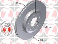 Disc frana BMW 3 limuzina (E46), BMW 3 cupe (E46), BMW 3 Touring (E46) - ZIMMERMANN 150.1294.20