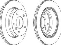 Disc frana BMW 3 Touring (E46) (1999 - 2005) FERODO DDF831