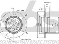 Disc frana BMW 3 Touring E46 SBS 1815201525