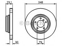 Disc frana BMW 3 Touring (E91) (2005 - 2012) BOSCH 0 986 479 265