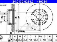 Disc frana BMW 3 Touring (F31) (2011 - 2016) ATE 24.0130-0234.2