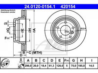 Disc frana BMW 5 (E39) 1995-2003 #2 09684110