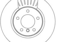 Disc frana BMW 5 E39 JURID 562320JC