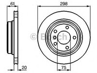 Disc frana BMW 5 (E39) - OEM - MAXGEAR: 19-0800SPORT - W02157794 - LIVRARE DIN STOC in 24 ore!!!