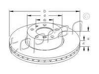 Disc frana BMW 5 E39 TOPRAN 501218