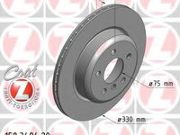 Disc frana BMW 5 (F10, F18) (2009 - 2020) ZIMMERMANN 150.3484.20