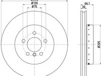 Disc frana BMW 5 (F10, F18) - OEM - TRW: DF6615S - LIVRARE DIN STOC in 24 ore!!!