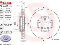 Disc frana BMW 5 Gran Turismo (F07) (2009 - 2016) BREMBO 09.C405.13