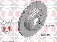 Disc frana BMW 5 limuzina (E39), BMW 3 cupe (E46), BMW 3 Cabriolet (E46) - ZIMMERMANN 150.3472.20